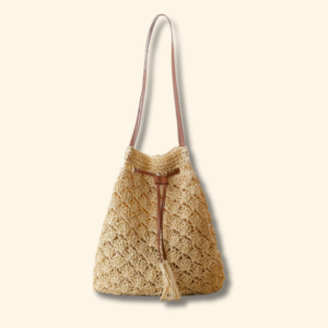 Handwoven Medium Bucket Bag