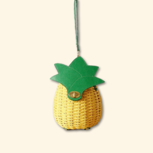 Handwoven Small Pineapple Shoulder Bag