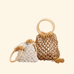 Handknotted Small Net Carryall